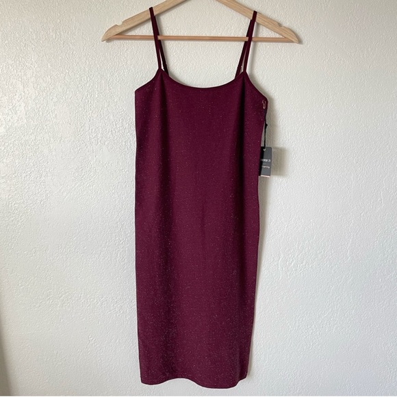 NWT Forever 21 Metallic Purple Bodycon
Mini Dress - Picture 3 of 10